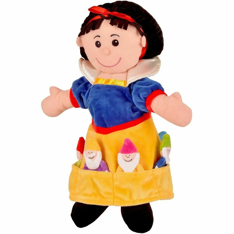 Fiesta crafts - set marionete alba ca zapada si cei 7 pitici