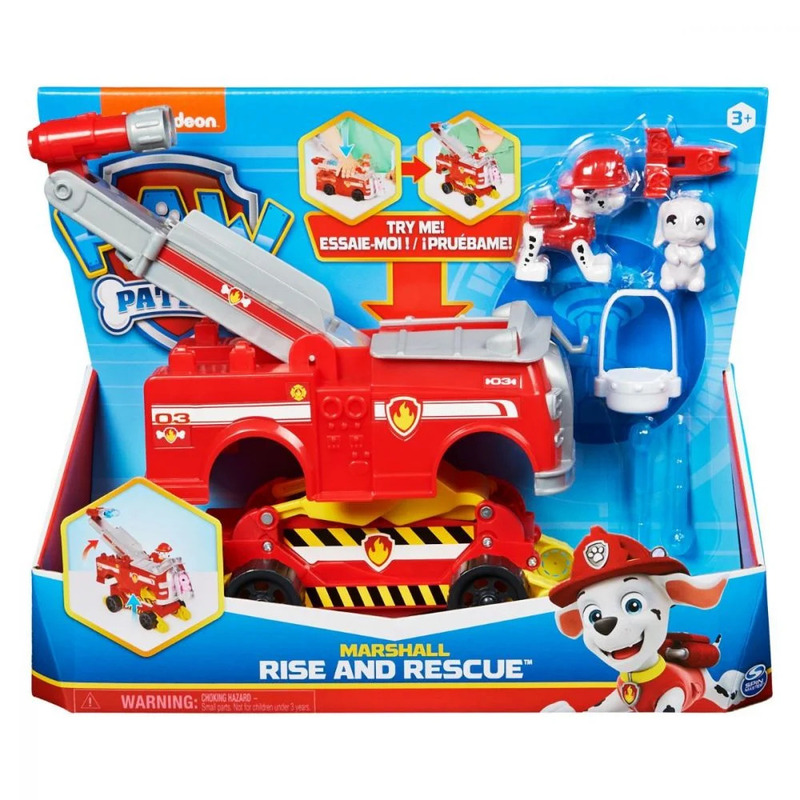 Set masinuta si figurina Paw Patrol, Rise and rescue, Marshall