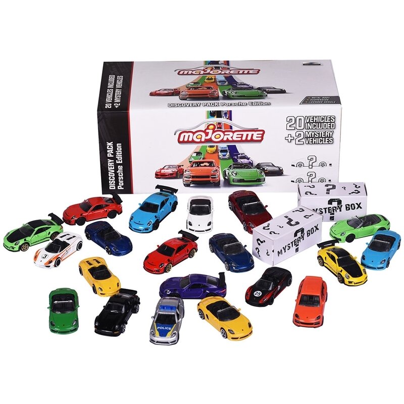 Majorette - Set masinute Porsche Discovery cu 22 masinute