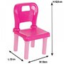 Set Masuta cu 2 scaune pentru copii Pilsan Hobby Study Table pink - 2