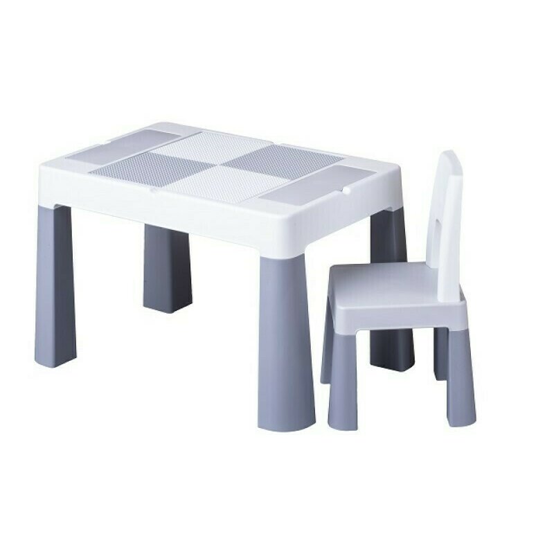 Tega - set masuta cu scaun lego multifun gri