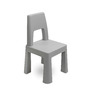 Toyz - Set masuta cu scaunele pentru copii, Monti, Cu 2 sertare incluse, Cu inaltime reglabila, Usor de asamblat, 77x50 cm, 3 ani+, Gri - 5