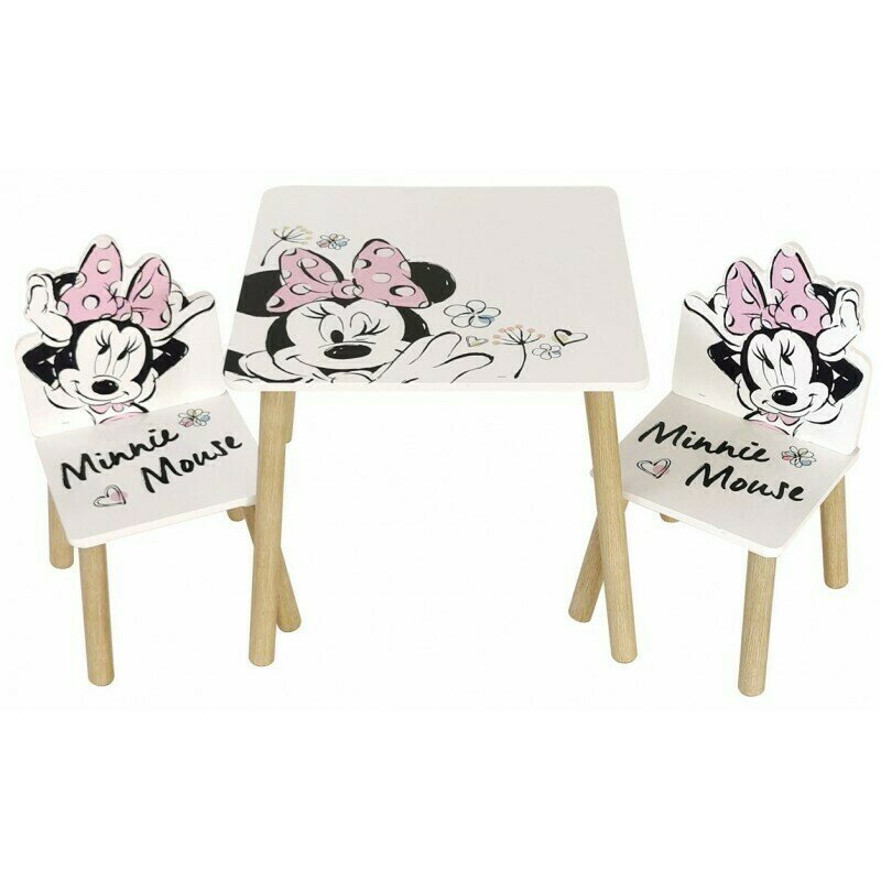 Set masuta si 2 scaunele Minnie