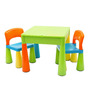 Set masuta si doua scaune, New Baby, Pentru copii, Multicolor, Cu parte detasabila si reversibila, Partea reversibila pentru Lego Duplo - 2