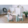 Set masuta si doua scaune, FreeON, Neo, Pentru copii, Cu doua sertare, Cu masa reglabila la doua inaltimi, Conform cu standardele europene de securitate EN71-1;2018, EN71-2:2020, EN71-3:2021, Roz - 4