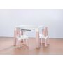 Set masuta si doua scaune, FreeON, Neo, Pentru copii, Cu doua sertare, Cu masa reglabila la doua inaltimi, Conform cu standardele europene de securitate EN71-1;2018, EN71-2:2020, EN71-3:2021, Roz - 5