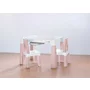 Set masuta si doua scaune, FreeON, Neo, Pentru copii, Cu doua sertare, Cu masa reglabila la doua inaltimi, Conform cu standardele europene de securitate EN71-1;2018, EN71-2:2020, EN71-3:2021, Roz - 5