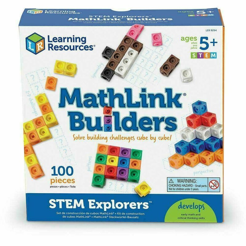 Learning resources - set de constructie multifunctional mathlink 3d