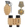 Set militar 8 piese ALFAFOX Ansamblu Militar Desert - Cu Sunete Toi-Toys TT15081A - 6