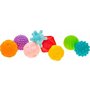 Set mingi senzoriale, Baby Mix, Pentru bebelusi, 10 buc, Din cauciuc si silicon, 6 luni+, Multicolor - 3
