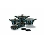 Set oale, cratite si tigai marmorate, 13 piese, din aluminiu forjat, Aquamarine Metallic Line, Berlinger Haus, BH 7031 - 1