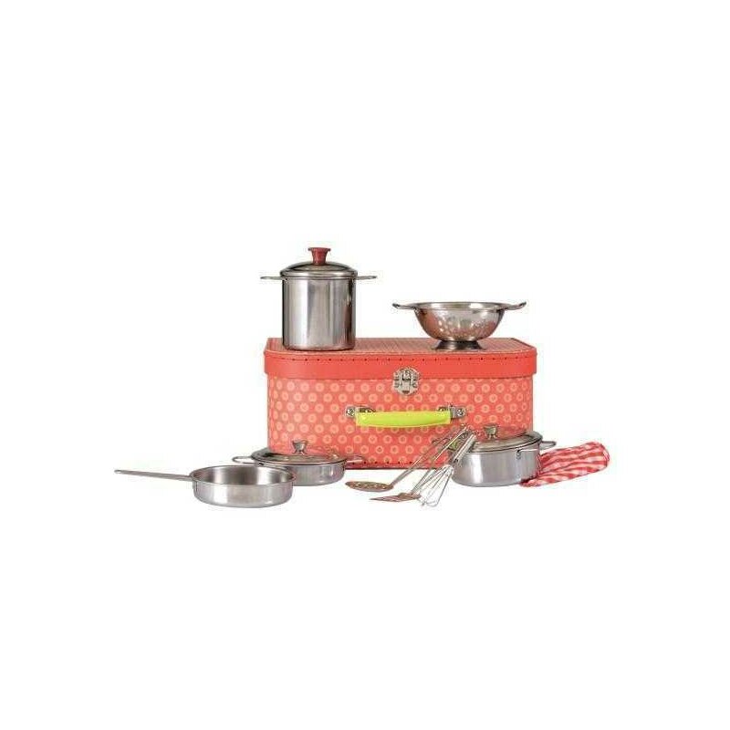 Egmont toys - set de vase si ustensile bucatarie , in valiza