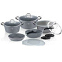 Set oale marmorate, 13 piese, Gray Stone Touch Line, Berlinger Haus, BH 6176 - 1