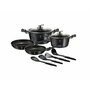 Set oale si tigai marmorate, 10 piese, din aluminiu forjat, Carbon Pro Collection, Berlinger Haus, BH 6917 - 1