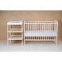 Set Patut din lemn bebe 120x60 cm, Saltea Cocos Confort II si Protectie impermeabila Qmini - 6
