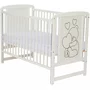 Set Patut din lemn bebe 120x60 cm, Saltea Cocos Confort II si Protectie impermeabila Qmini - 10