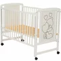Set Patut din lemn bebe 120x60 cm, Saltea Cocos Confort II si Protectie impermeabila Qmini - 14