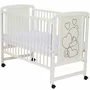 Set Patut din lemn bebe 120x60 cm, Saltea Cocos Confort II si Protectie impermeabila Qmini - 19