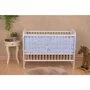 Set Patut din lemn bebe Qmini, Timmi Heart cu laterala culisanta, 120x60 cm, Alb + Saltea patut bebe, Cocos Confort II, Cu fibre de cocos si strat de burete, 120x60x10 cm + Protectie impermeabila, Pentru patuturi 120x60 cm, Alb - 4