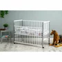 Set Patut din lemn cu laterala culisanta, Saltea Cocos Confort II si Protectie impermeabila Qmini - 3