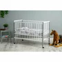 Set Patut din lemn cu laterala culisanta, Saltea Cocos Confort II si Protectie impermeabila Qmini - 5