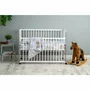 Set Patut din lemn cu laterala culisanta, Saltea Cocos Confort II si Protectie impermeabila Qmini - 7