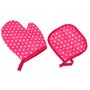 Set de bucatarie, Jokomisiada, Pentru copii, Include sort, boneta, manusi si accesorii, Contine 18 piese, 3 ani+, Pink - 6