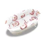 Set pentru landou/cosulet, MimiNu, Cu protectie, saltea si pernuta, Din bumbac certificat Oeko Tex Standard 100, Design, Betty - 2
