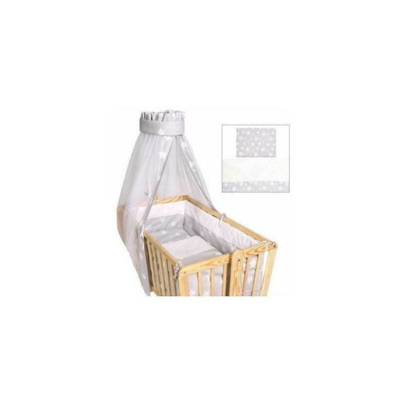 Lorelli - set pentru patut balansoar eva ranforce grey stars