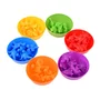 Set pentru sortat, Cu dinozauri din plastic si boluri colorate, Multicolor - 4