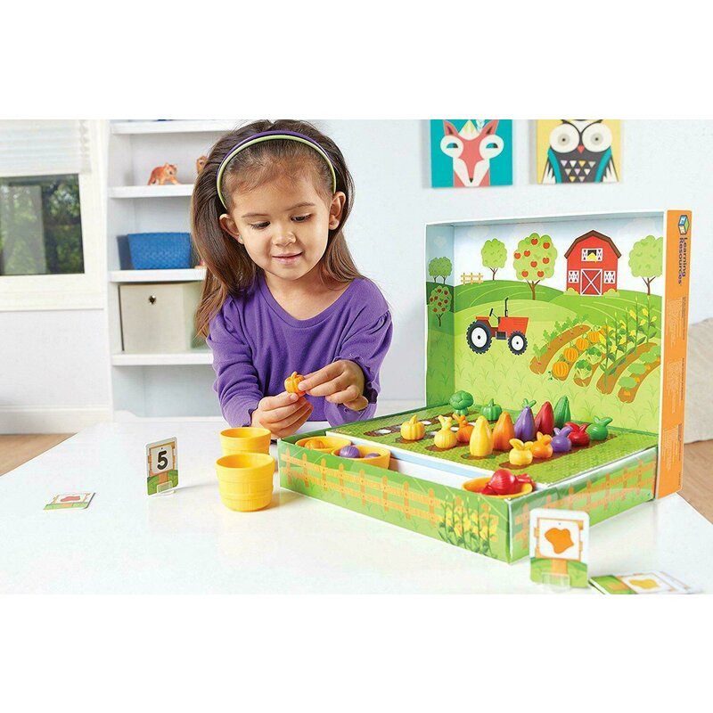 Learning resources - set pentru sortat - gradina de la ferma