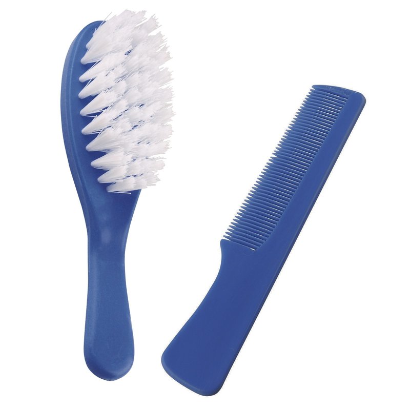 Thermobaby - set perie si pieptan pentru bebelusi blue indigo