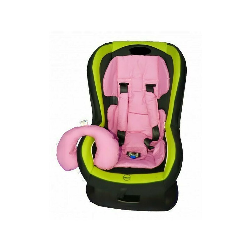 Deseda - set perne de bumbac pentru scaun auto 9-25 kg - roz