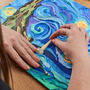 Set pictura 3D cu argila usoara, 30*40cm - Starry Night - 4