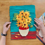 Set pictura 3D cu argila usoara, 30*40cm - Sunflowers - 2