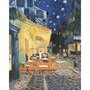 Set pictura pe panza - Cafenea stradala noaptea - 1