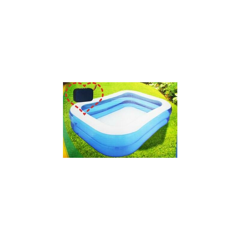 Set piscina de familie, 200x100 cm, 2 inele + boxa portabila TABLEPRO MG2