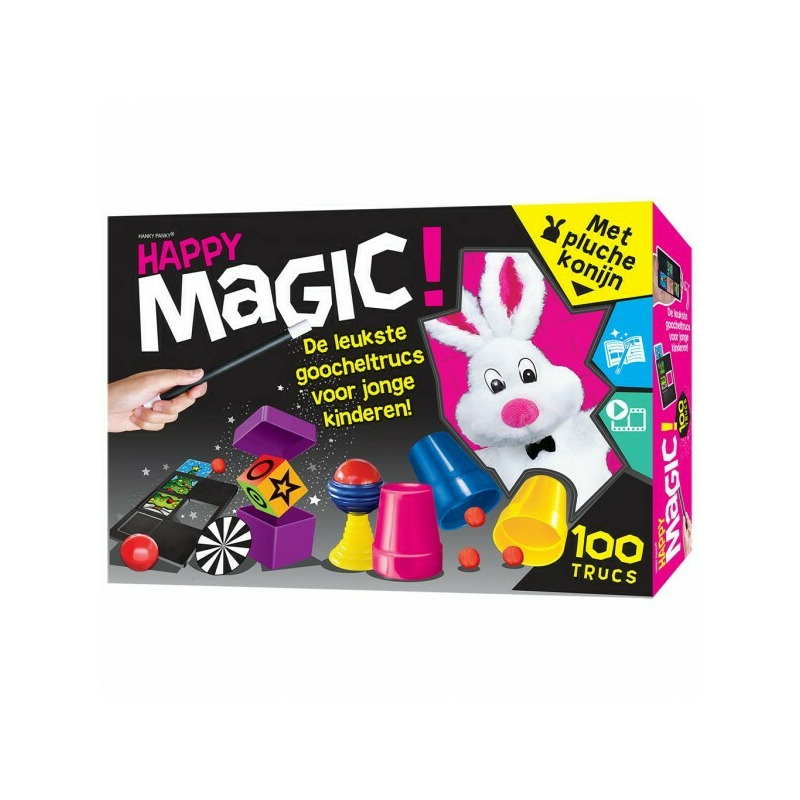 Set primul meu set magic cu iepure Happy Magic XL 100 trucuri Jucarii & Cadouri