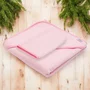 Set prosop cu gluga si manusa baie, New Baby, Dimensiune 80 x 80 cm, Basic, Pink - 2