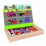 Rs toys - Set puzzle  vehicule cu tablita - 2