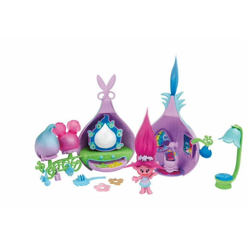 Hasbro - Set de joaca Salonul lui Poppy , Trolls, Multicolor