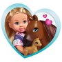 Set Simba Evi Love Doctor Evi Welcome Horse papusa 12 cm cu figurina cal si accesorii - 2