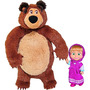Set Simba Masha and the Bear Masha 12 cm cu ursulet de plus 25 cm si 4 animale - 3