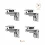 Set sistem de siguranta mobilier, Bebe Stars, Pentru sertare, Instalare usoara, 4 bucati, White - 1