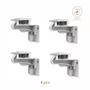 Set sistem de siguranta mobilier, Bebe Stars, Pentru sertare, Instalare usoara, 4 bucati, White - 1