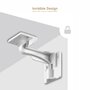 Set sistem de siguranta mobilier, Bebe Stars, Pentru sertare, Instalare usoara, 4 bucati, White - 6