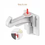 Set sistem de siguranta mobilier, Bebe Stars, Pentru sertare, Instalare usoara, 4 bucati, White - 7