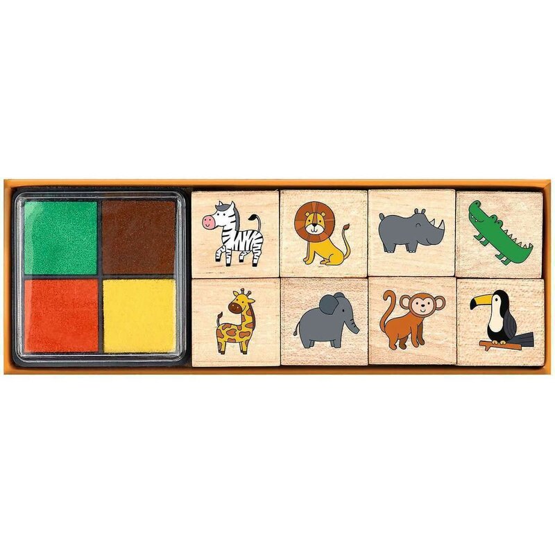 Moses - set stampile animalute salbatice