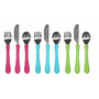 Set tacamuri de invatare - Learning Cutlery - Green Sprouts iPlay - Aqua - 2