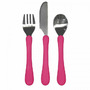 Set tacamuri de invatare - Learning Cutlery - Green Sprouts iPlay - Pink - 1